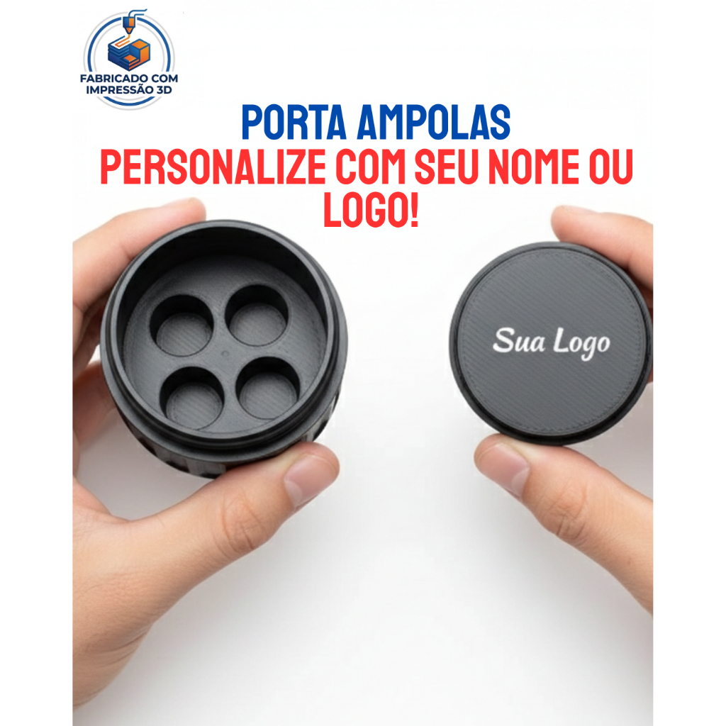 Porta Ampolas Personalizável Reforçado – P