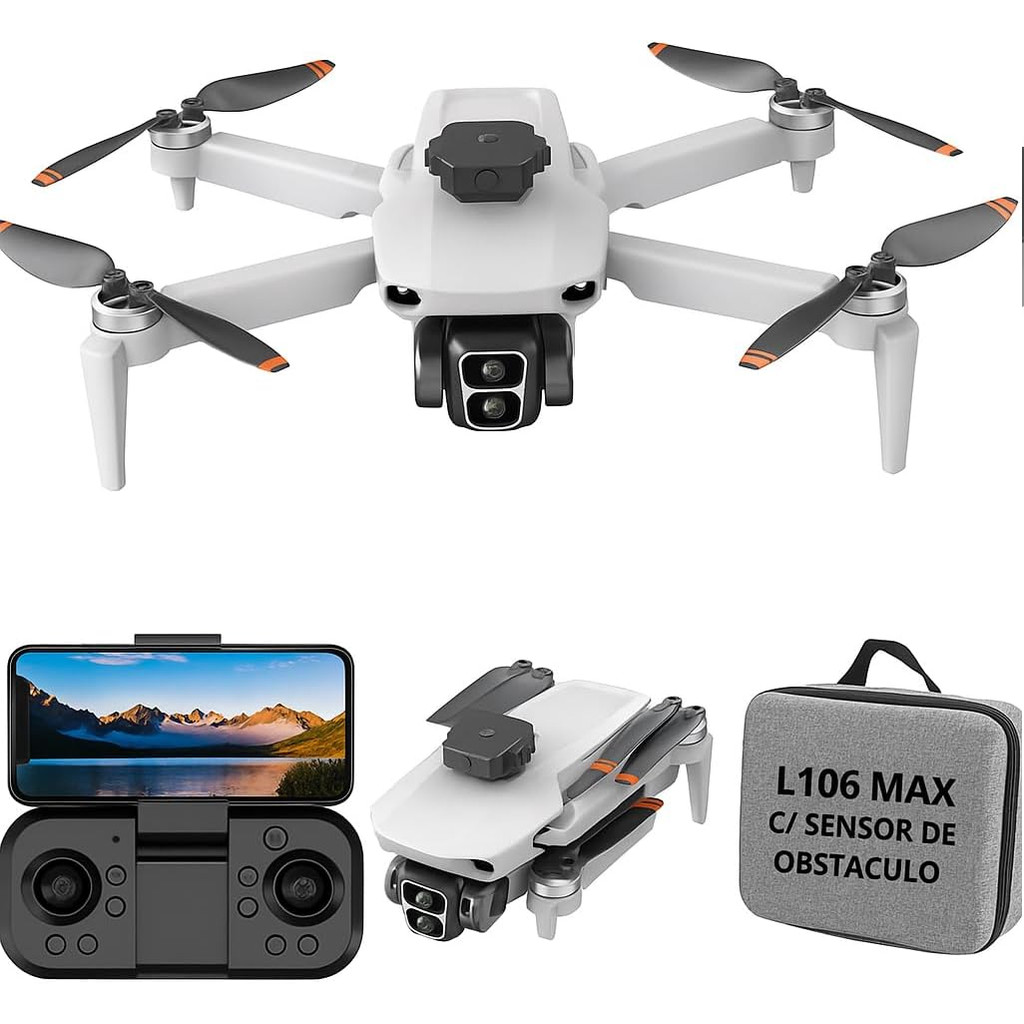 Drone Controle Remoto Axnen L106 C Camêra Dupla 8