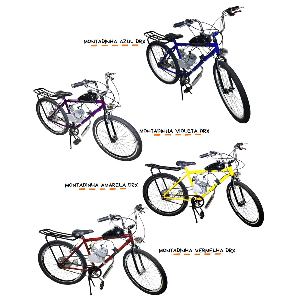 Bicicleta Motorizada 80cc Modelo Montadinha Zl Sp 