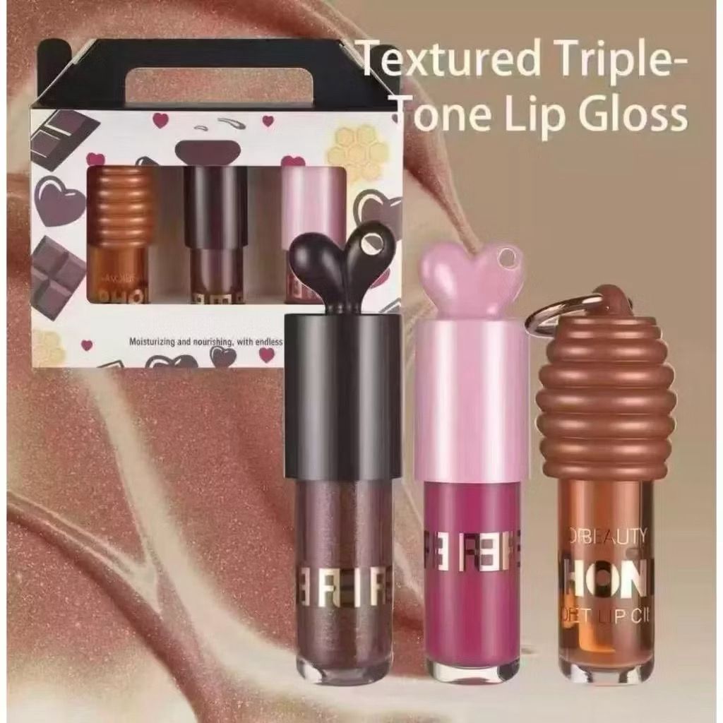 Gloss Labial Hidratante Mel Chaveiro Lua E Neve Li