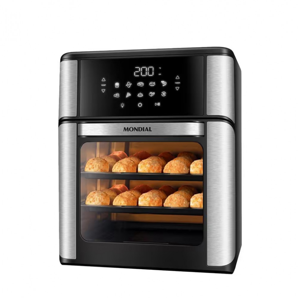 Fritadeira Elétrica Sem Óleo Air Fryer Oven 2 em