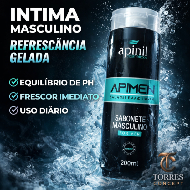 Sabonete Íntimo Masculino Apimen Apinil Equilíbr