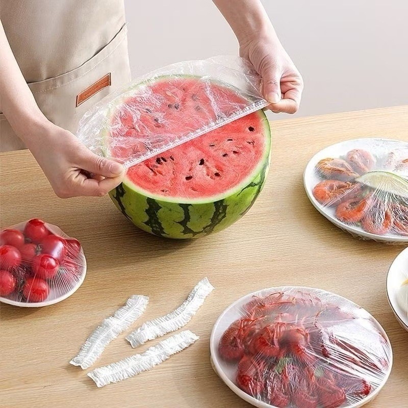 Kit 100/200/300 Tampa De Plástico Descartável Pa