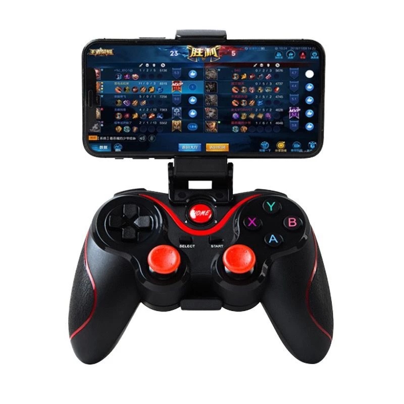 Controle Joystick Bluetooth Universal com Suporte 