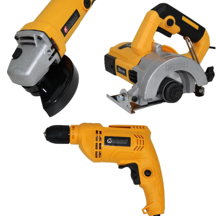 Kit 3 Em 1 Serra Mármore / Esmerilhadeira / Furad