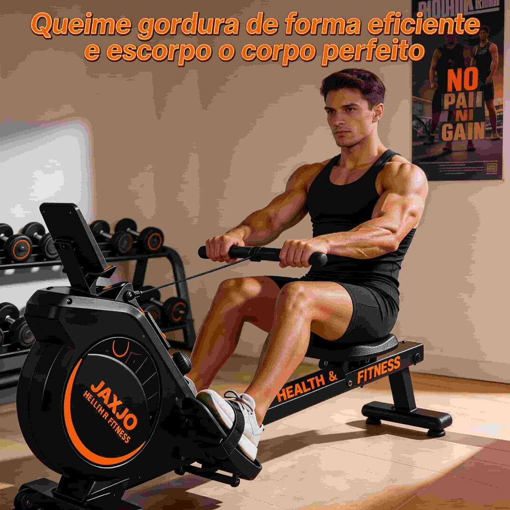 Remo Ergométrico Magnético Dobrável 8 Níveis S