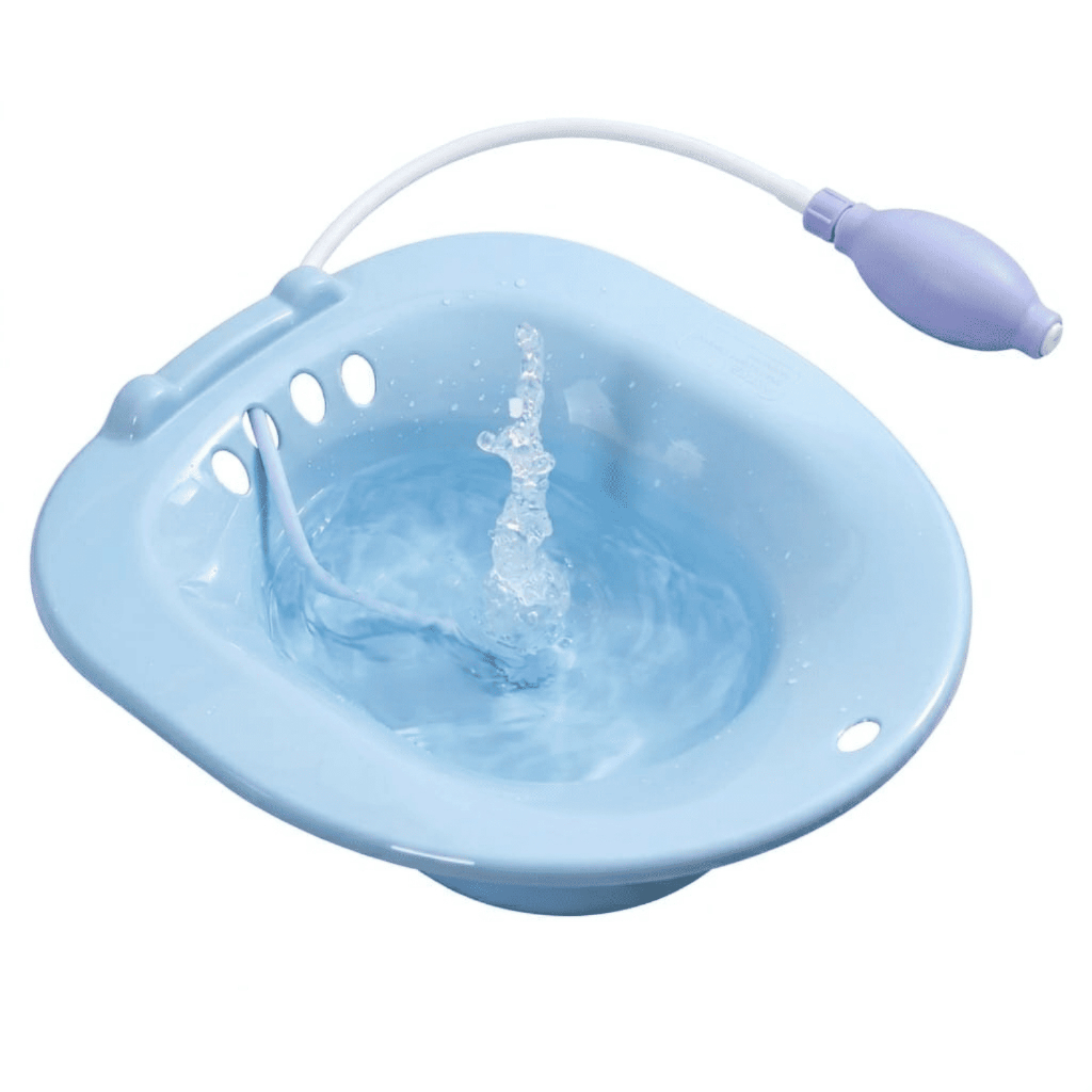 Bacia Banho de Assento com Ducha Higiênica Portá