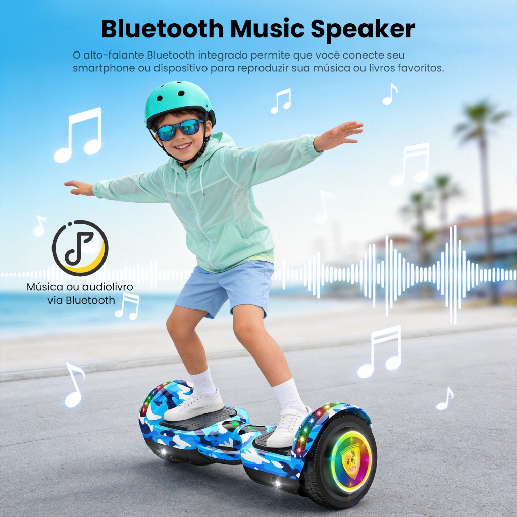 Egazza 6,5 Infantil 600W Hoverboard infantil Patin