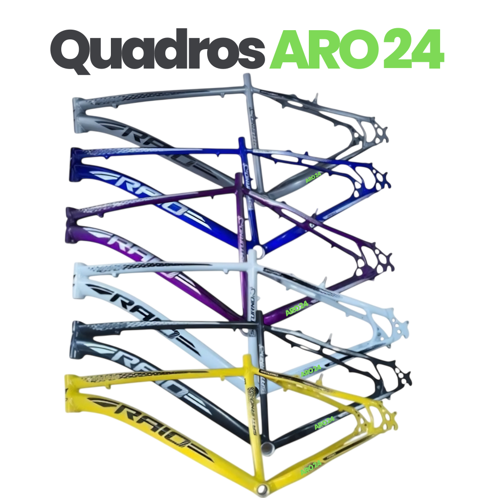 Quadro Aro 24 Raio Alumínio Leve Reforçado e RES