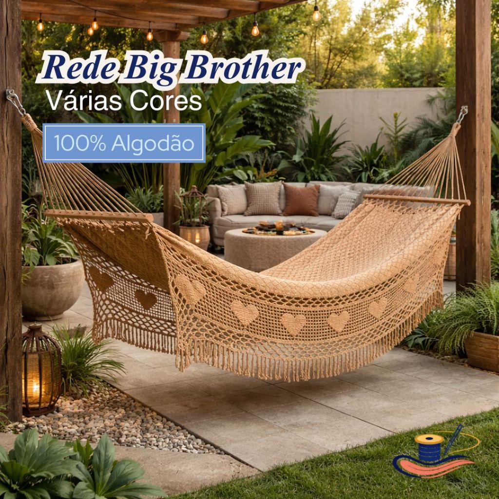Rede Descanso Big Brother Premium Reforçada Confo