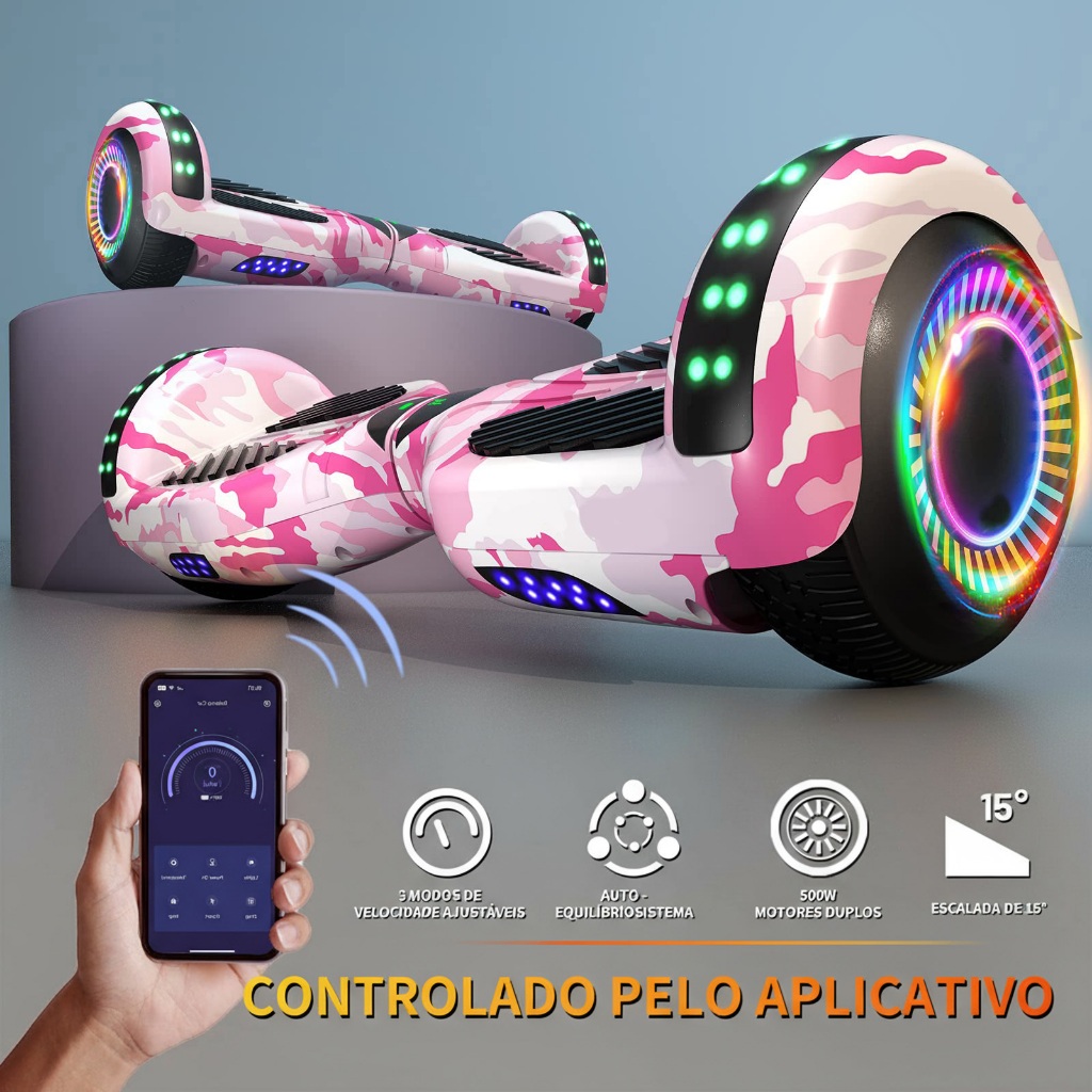 Hoverboard Auto-Equilibrio e SkateboardAuto-Equili