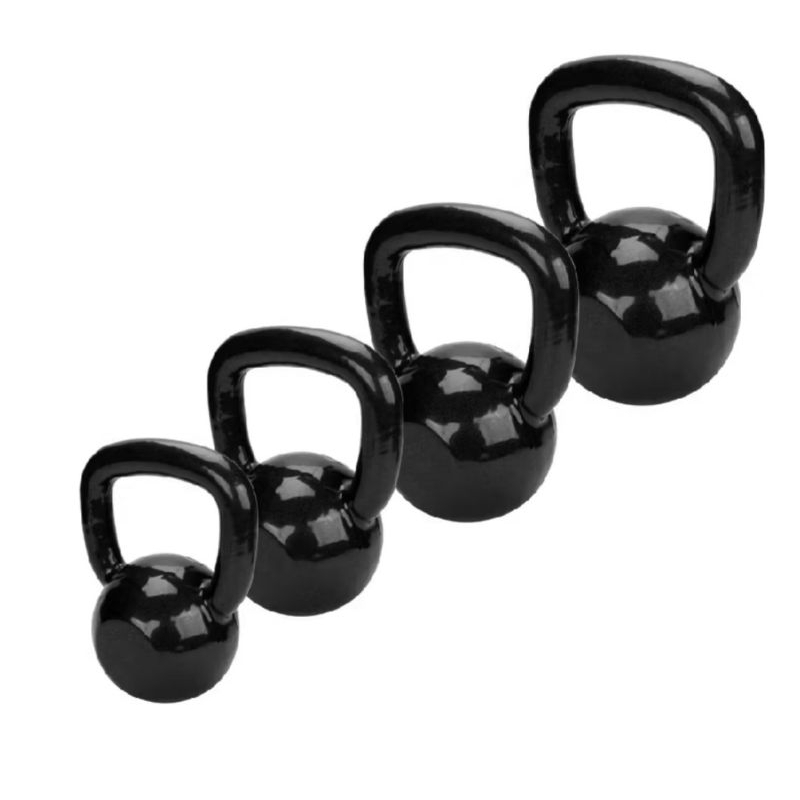 kettlebel emborrachado 4,6,8,10kg academia muscula