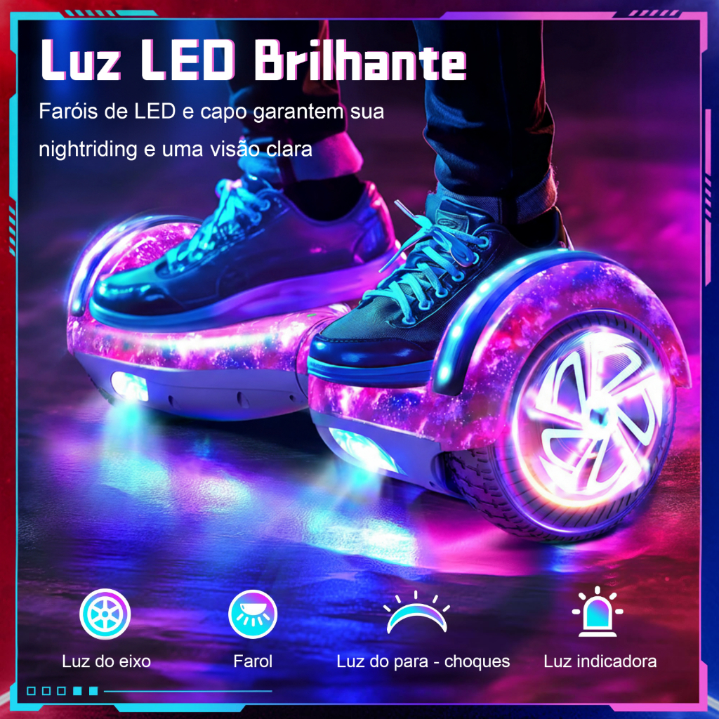 Hoverboard Overboard Infantil Skate Elétrico Skat