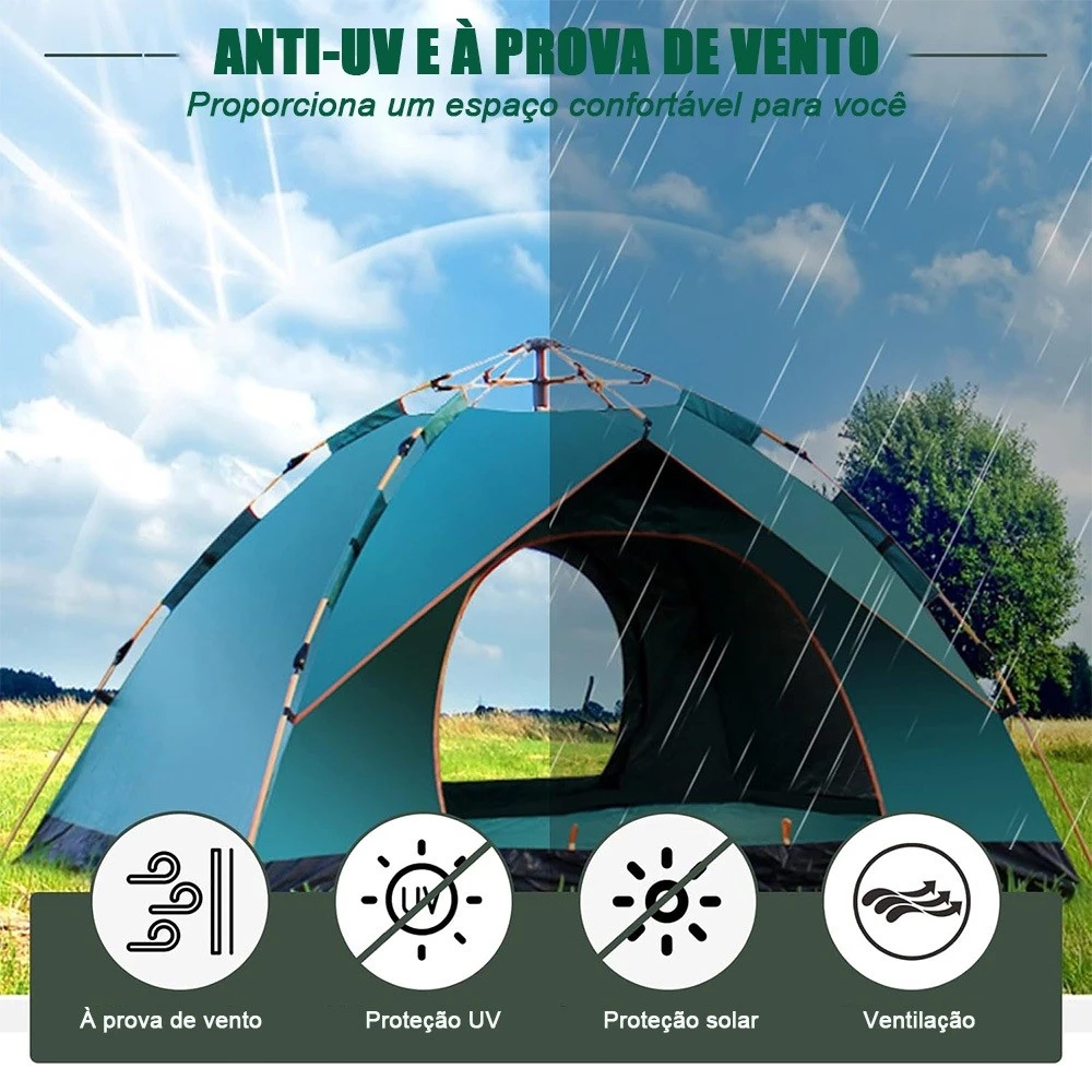 Barraca Camping Acampamento3/4Pessoas Grande Varan