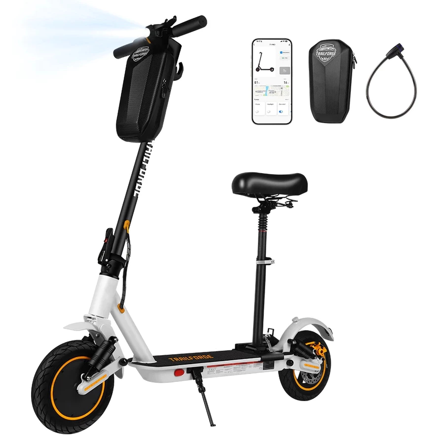 TRAILFORGE T1patinete scooter elétrica alcance 35