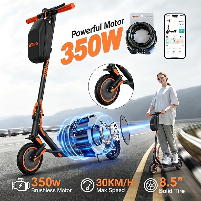 Patinete Elétrico Adulto 350W Alta Velocidade Bat