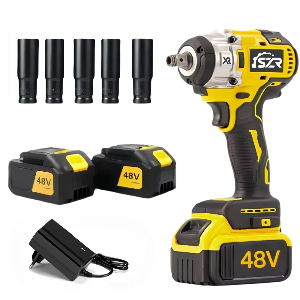 Parafusadeira Furadeira e Chave De Impacto 48v 02 