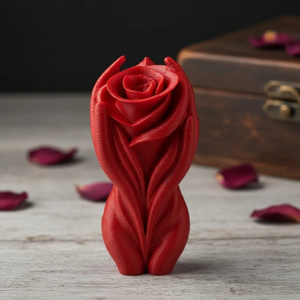 Ofertador para Pombagira  Rosa com Silhueta Femini