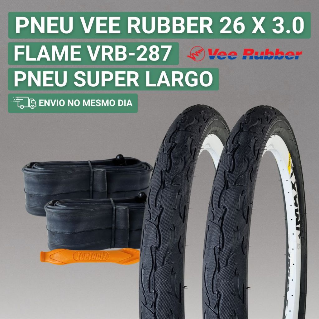 Pneu Vee Rubber 3.0 Melhor que Pneu Kenda Flame Ar