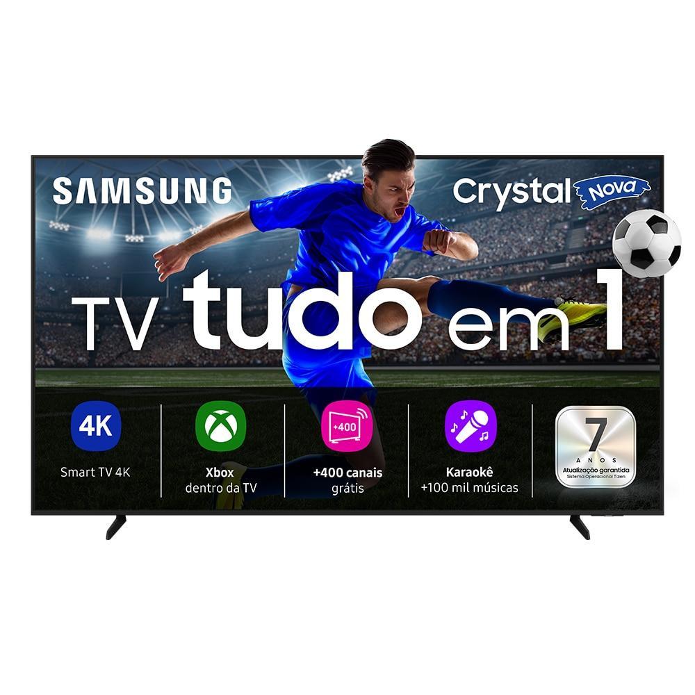 Smart TV 55 Polegadas Samsung Crystal UHD 4K ̵