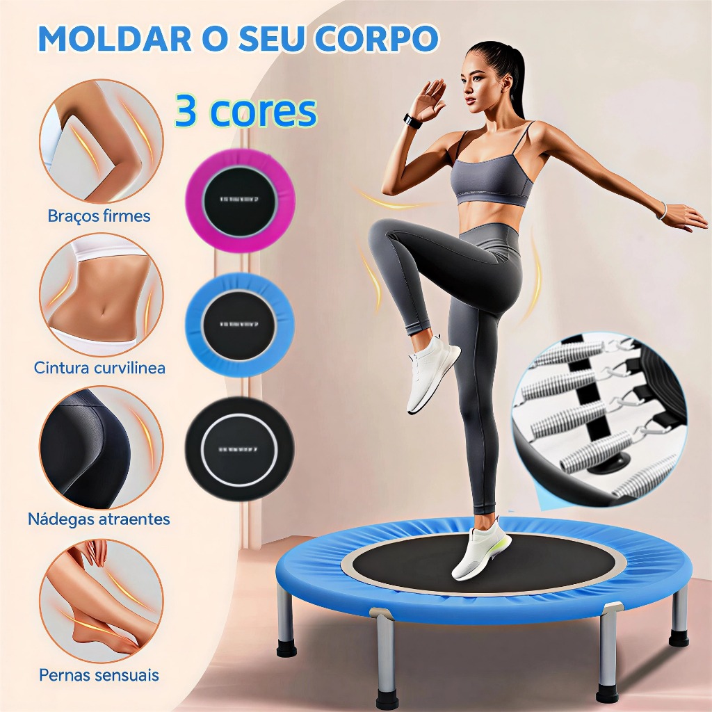 Trampolim Jump Profissional Com Capa Saia Diâmetr