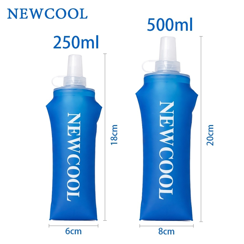 NEWCOOL 250ml 500ml Garrafa De Água Dobrável De 