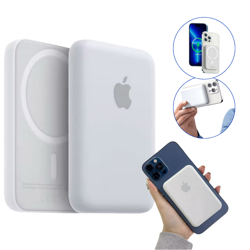Carregador Portátil De Indução Magsafe Sem fio 