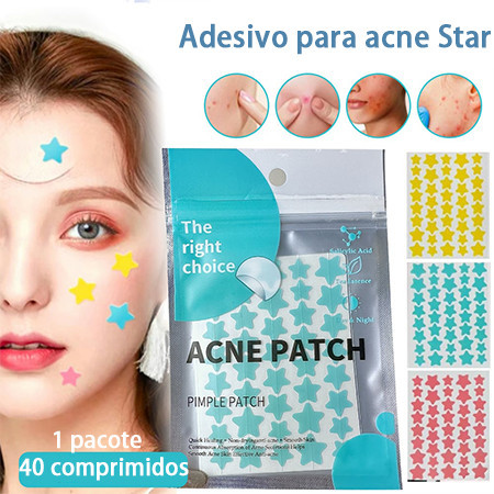 Adesivo para Espinha Formato Estrela – Hidro