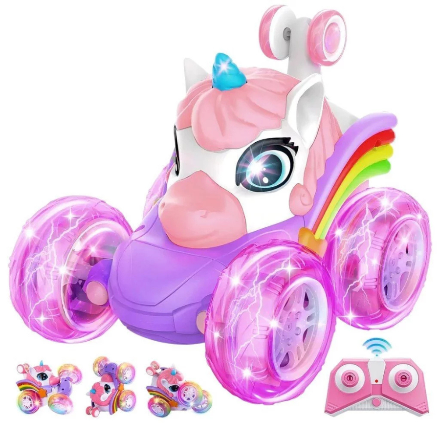 Carro Unicórnio Acrobático com Som e Luz, Giro 3