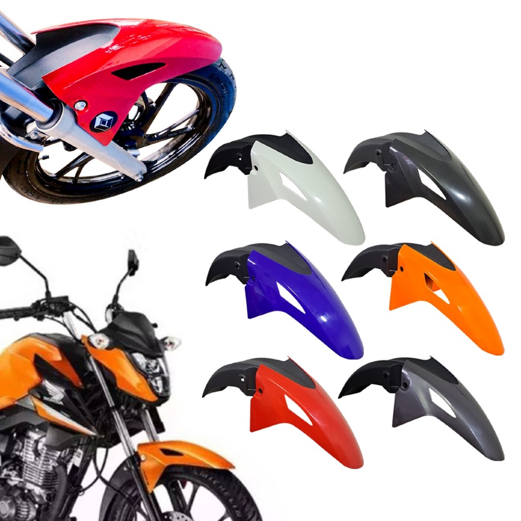 Paralama CG 160 Dianteiro A + B Modelo 2025 Fan Ti