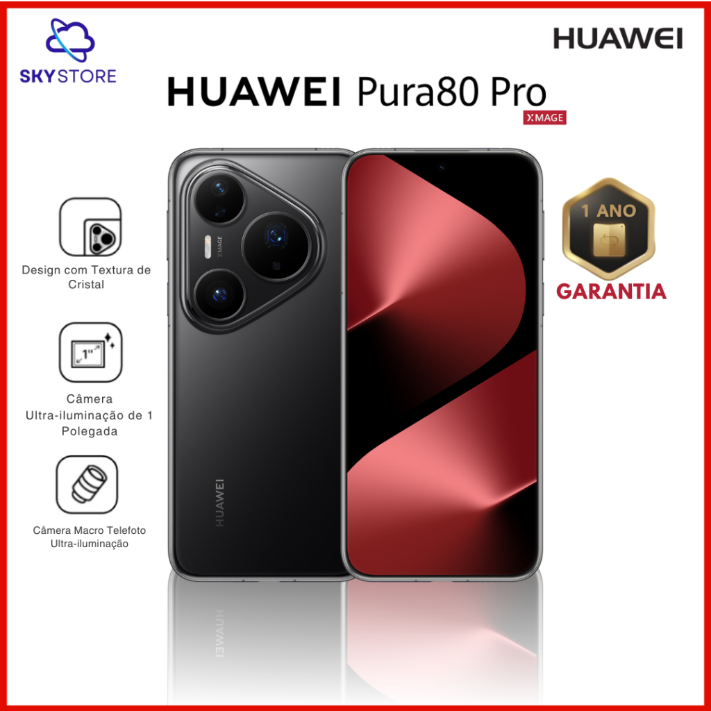 Huawei Pura 80 PRO , 512GB + 12GB RAM, Processador