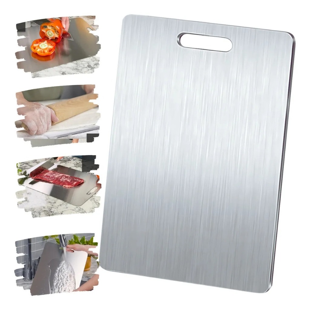 Tábua De Corte Profissional Em Aço Inoxidável 3