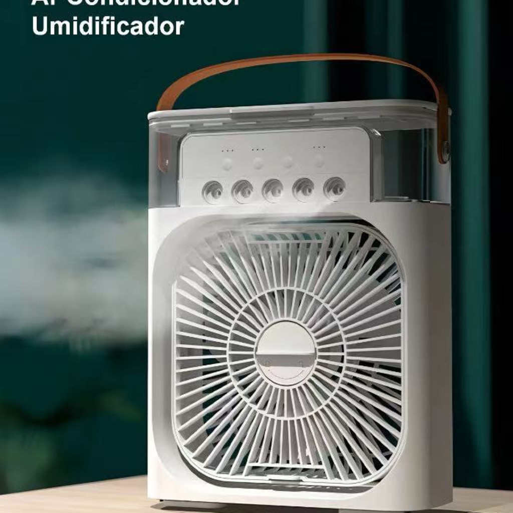 Mini Ar Condicionado Umidificador Ventilador Port�
