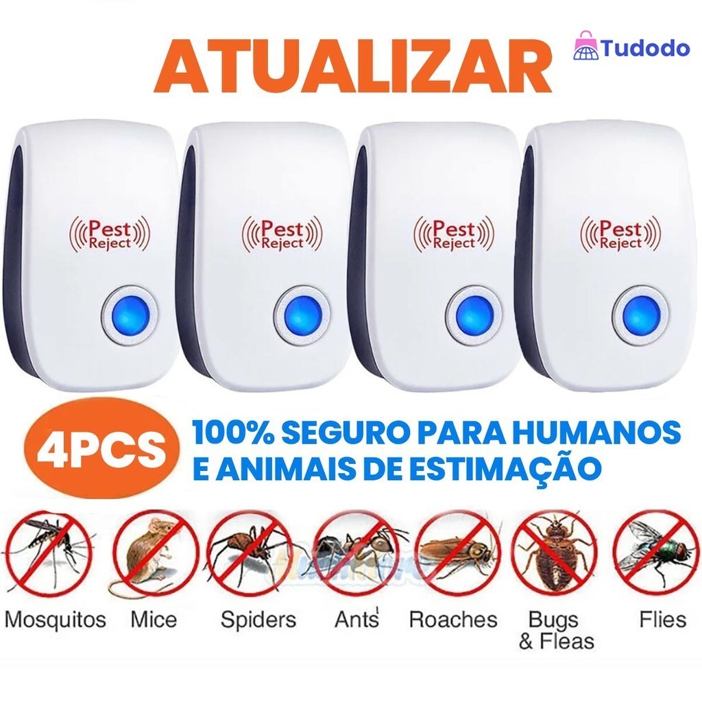 Repelente Eletrônico Ultrassônico Bivolt que Rep