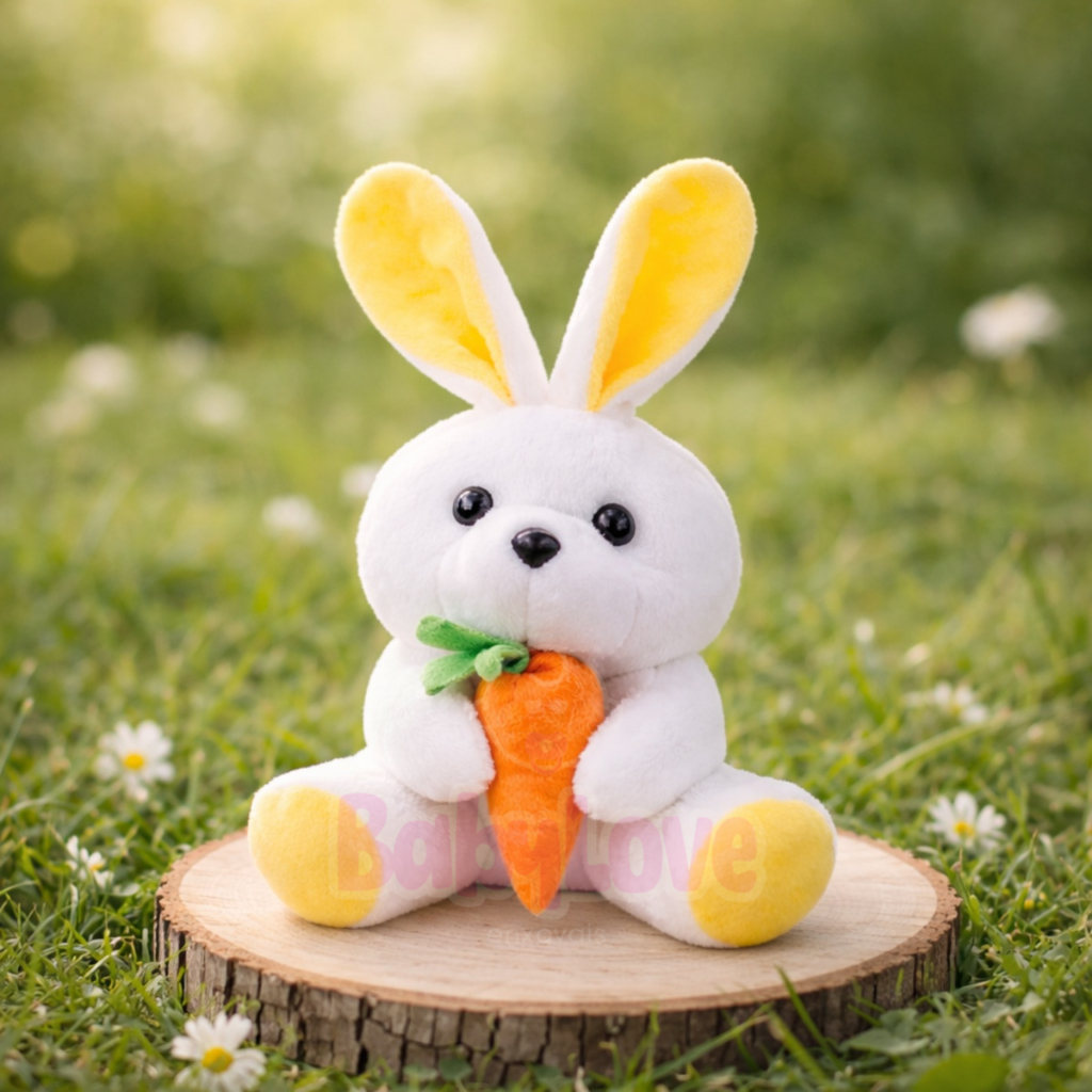 Coelho de Pelúcia 30cm Coelhinho da Páscoa Prese