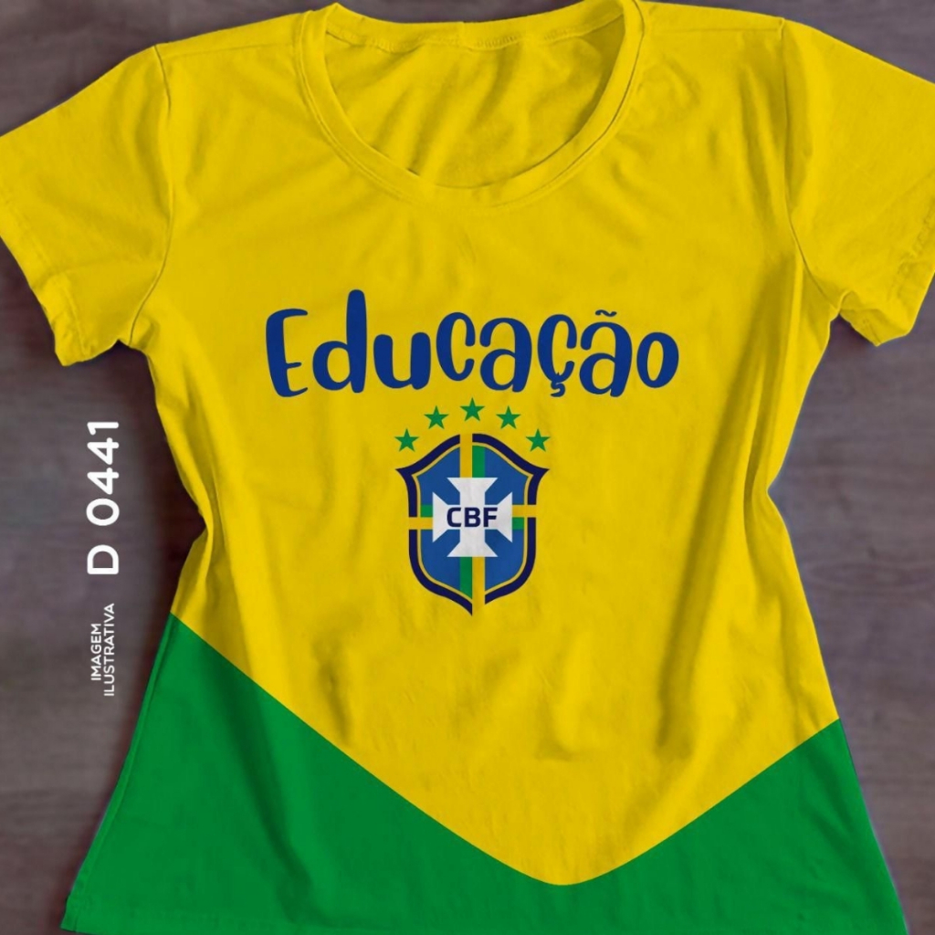 Camisa Seleção Brasileira Personalizada Professo