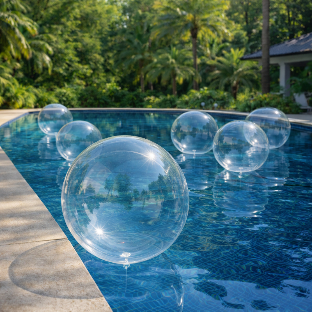 Kit 5/10/20/30/40 Unidades Balão Bubble 24 Polega