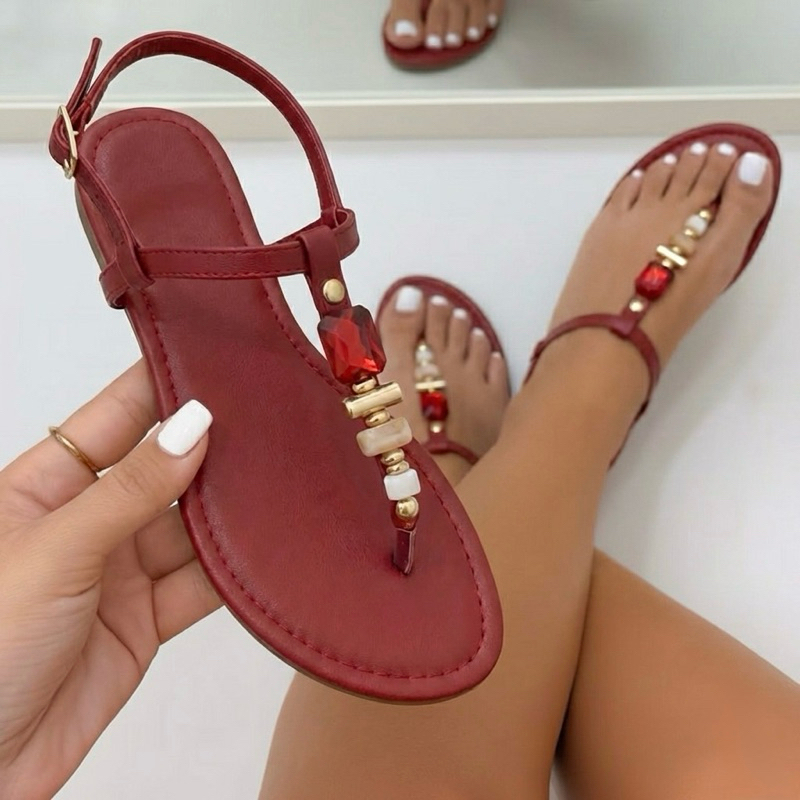 Sandália Feminina Rasteirinha Chinelo – Ras