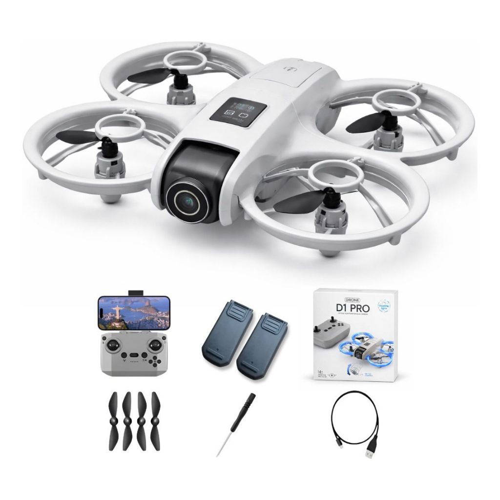 Drone D1 Pro 4K Câmera HD 5GHz WiFi FPV 2 Bateria