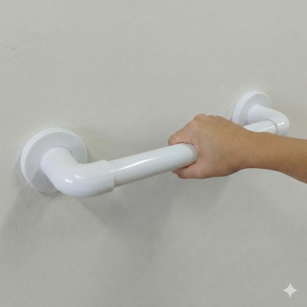 Barra de Apoio antiqueda para banheiro Inox/Abs 30