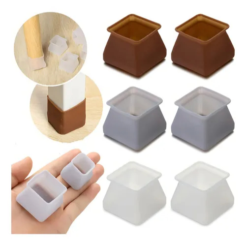 Kit Protetor de Silicone para Pés de Cadeira Quad