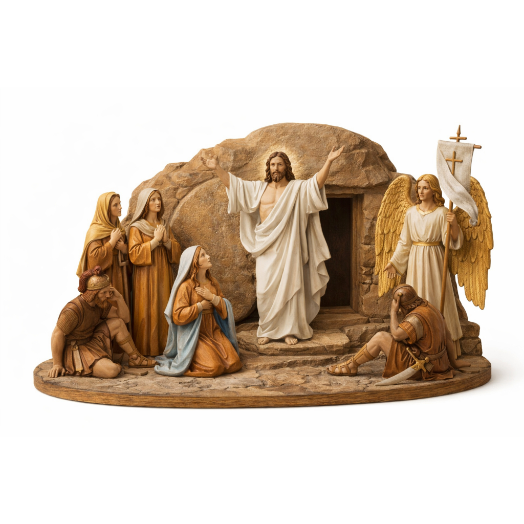 Presépio De Pascoa Renascimento de Jesus Manjedo