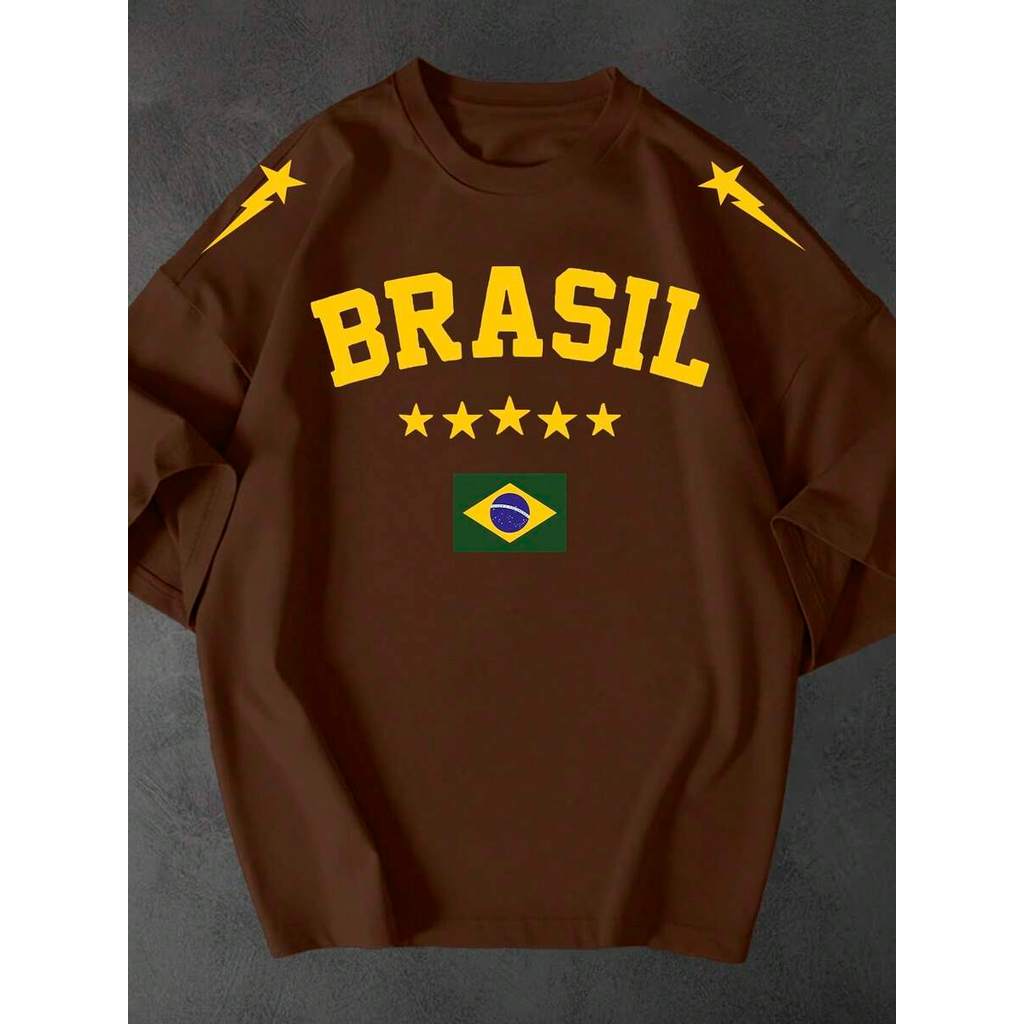 Camiseta Feminina Brasil Seleção Copa Streetwear