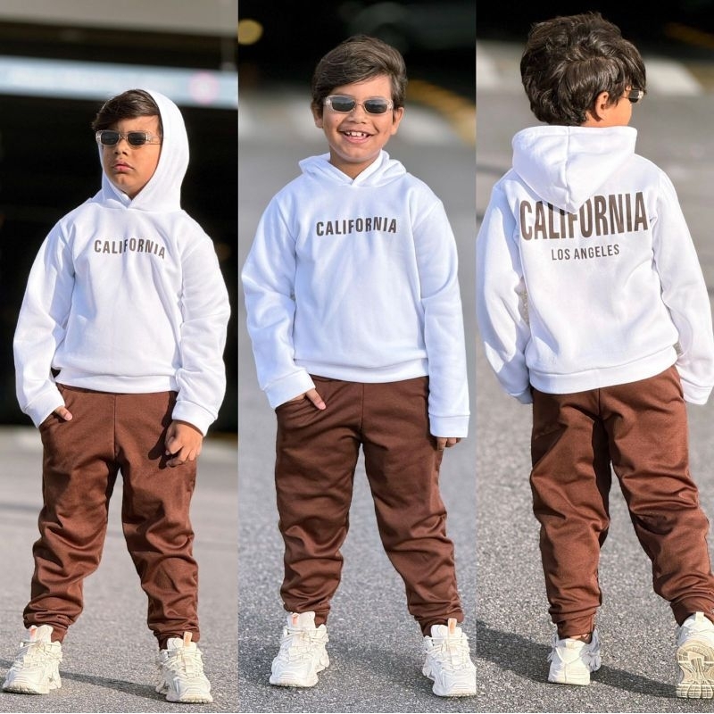 Conjunto Infantil Agasalho Moletom Flanelado Inver