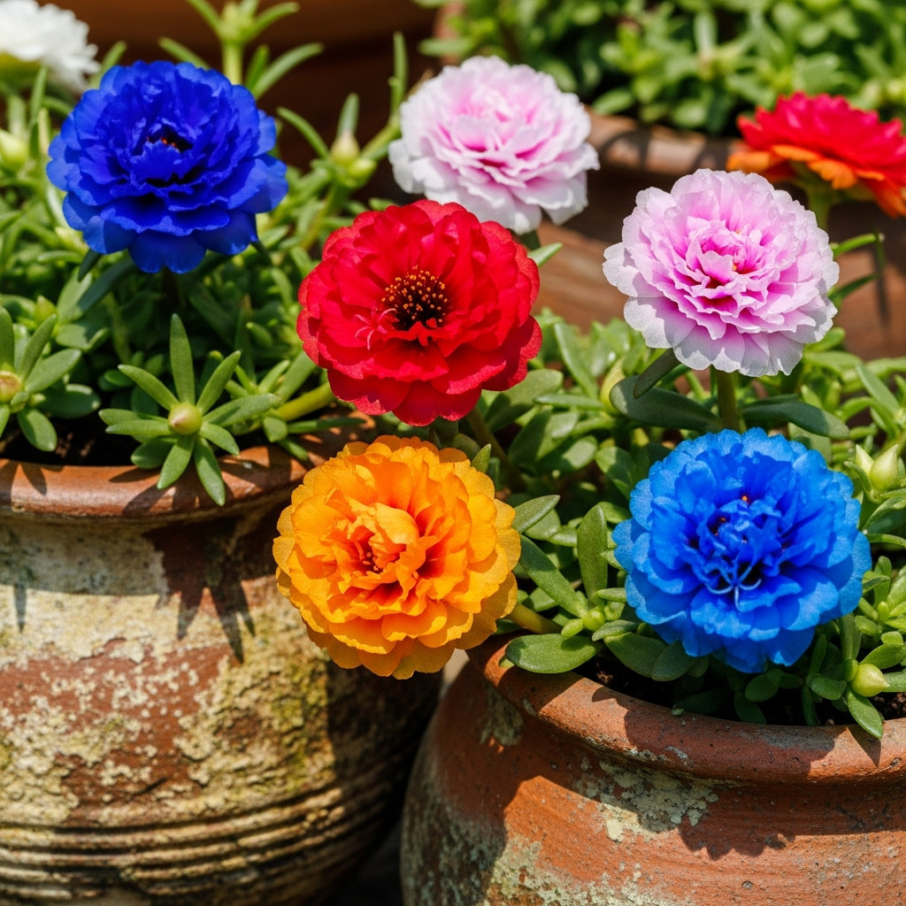Pacote Sementes de Onze-Horas Flor Gigante /(Cores