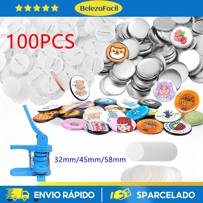 Entrega LocalKit para Máquina de Fazer Pins e Bro