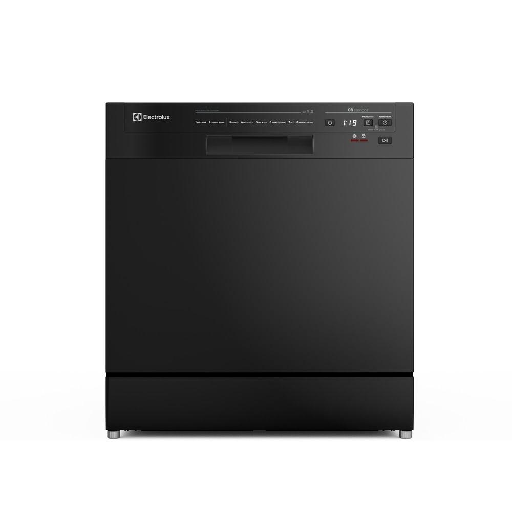 Lava-Louça Electrolux 8 Serviços Preta com Progr