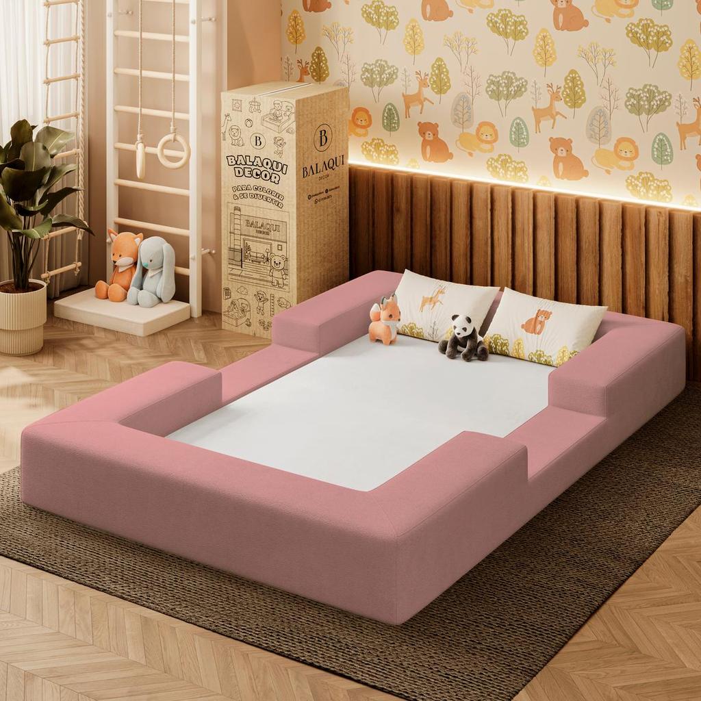 Cama Montessoriana Berço Infantil 100% Espuma Bal