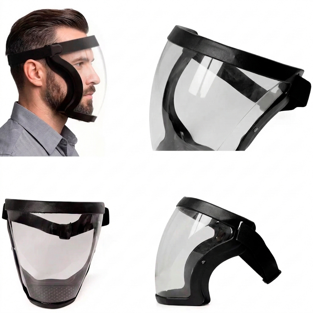 Máscara Protetora Facial Premium Policarbonato Co