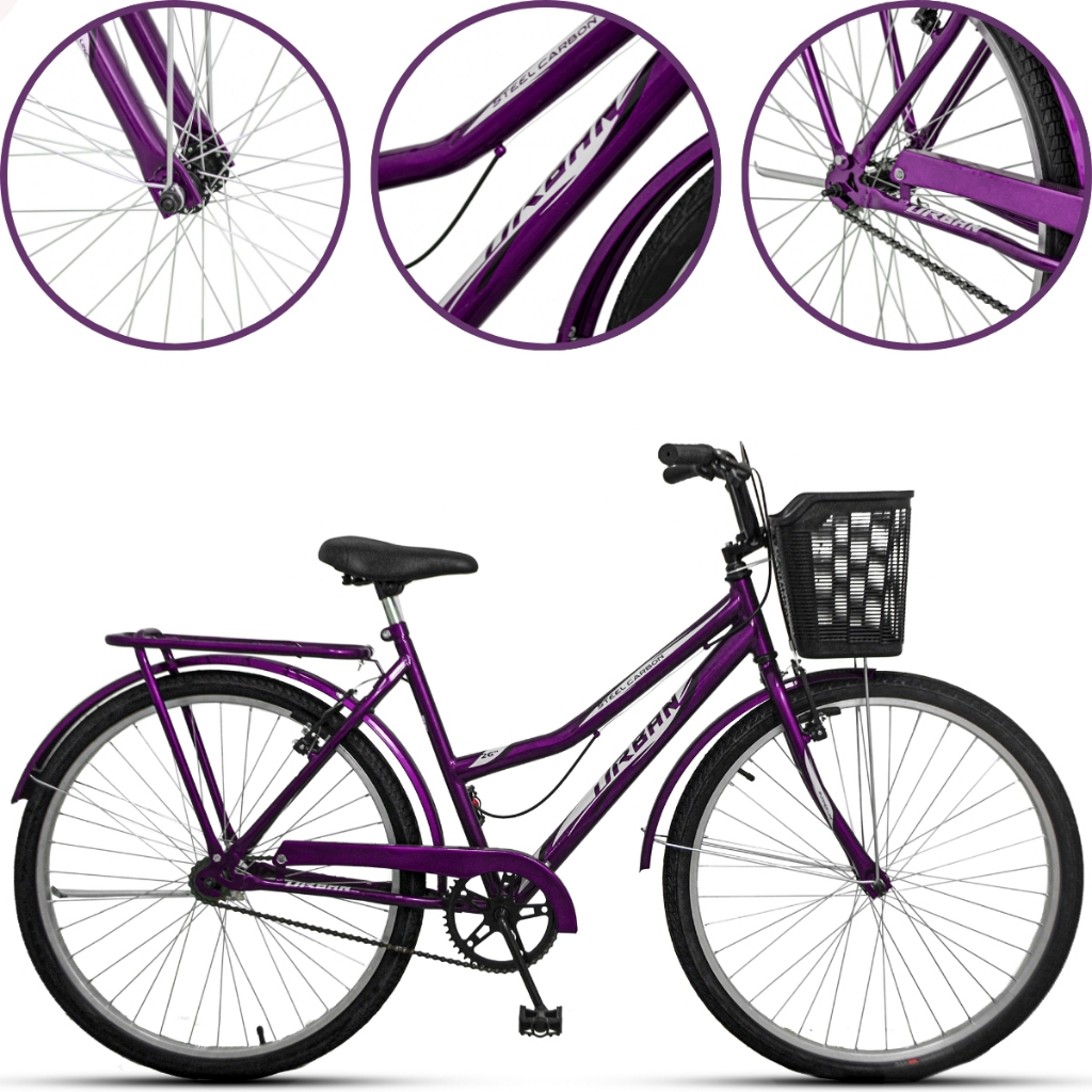 Bicicleta Ello Bike Urban Aro 26 Beach Praia Tropi